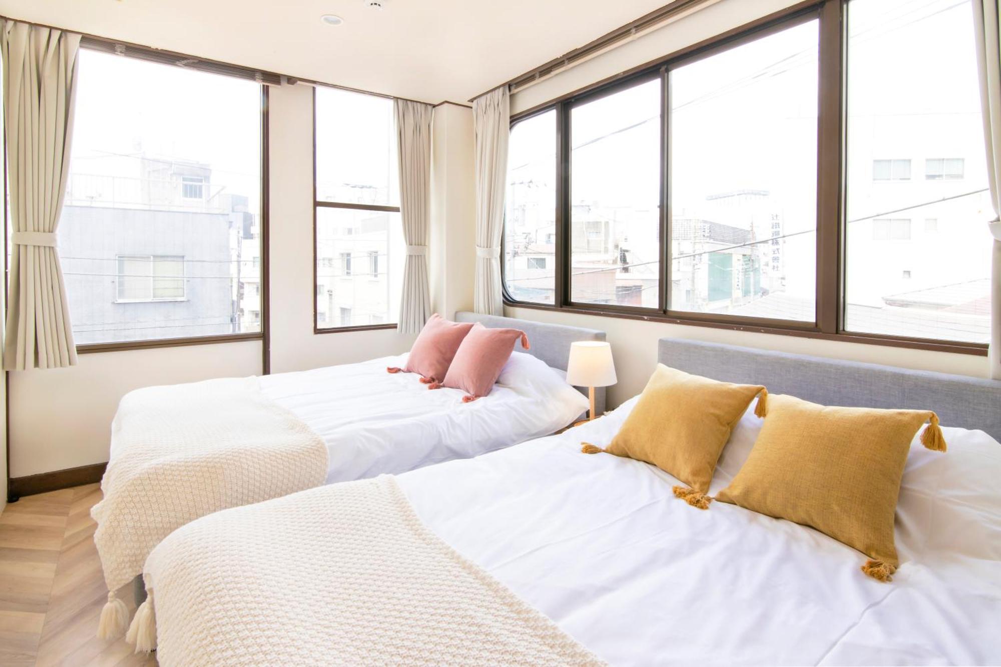 Meee Asakusa3F4F 浅草徒歩3分 140平米max22名 無料駐車場 屋上絶景 渋谷直通 Tokyo prefektur Exteriör bild